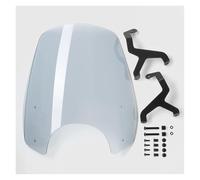 Parabrisas Motocicleta para Rebelde CMX 1100 CMX1100 2021-2025 Delantero Parabrisas Protector Deflector Viento(Gris)