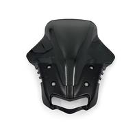 Parabrisas Motocicleta para Yamaha XMAX300 X-MAX300 Xmax300 2023 2024 Parabrisas De Motocicleta Deflector Parasol Doble Burbuja(Matte Black+Transparent Black)