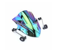 Parabrisas Motocicleta Parabrisas De Motocicleta Para Z1000 Z800 Z250 Z300 Z750 Z750R ER4N ER6N ER6F 2004-2015(Iridio)