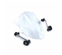Parabrisas Motocicleta Parabrisas De Motocicleta Para Z1000 Z800 Z250 Z300 Z750 Z750R ER4N ER6N ER6F 2004-2015(Claro)