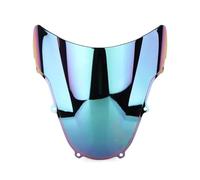 Parabrisas Motocicleta Parabrisas Deflector Motocicleta para Suzuki GSXR GSX-R 1000 600 750 K1 K2 2000-2003(Iridio)