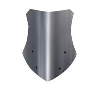 Parabrisas Motocicleta Parabrisas Motocicleta para Benelli TRK702 TRK702X, Pantalla Protectora Deflector De Viento Carreras Gruesa De Alta Definición Doble Burbuja(Light Smoke high46cm)