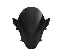 Parabrisas Motocicleta Parabrisas Motocicleta para Honda PCX160, Protector Deflector Viento Carreras, Pantalla, Parabrisas, Carenado, Deflector Viento Doble Burbuja(Black)