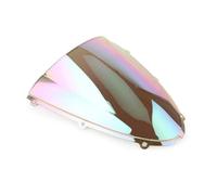 Parabrisas Motocicleta Protector De Parabrisas De Motocicleta Para Ninja ZX-6R Zx6r 636 2005-2008(Iridio blanco)