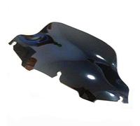Parabrisas ondulado de 8 pulgadas para Harley Electra Glide Street Glide Tri Glide FLHT FLHX (ahumado oscuro)