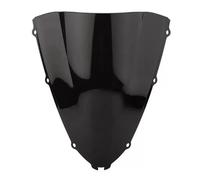 Parabrisas Otocicleta Para Ninja Para ZX14R Para ZX-14R Para ZX-14 Para ZZR1400 Para ZZR 1400 Parabrisas Doble Burbuja Deflectores Viento Deflectores Deflectores(Zwart)