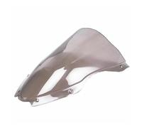 Parabrisas Otocicleta Parabrisas Doble Burbuja Motocicleta Para Ninja ZX10R 2016-2018 2017 Deflectores Deflectores(Smoke)