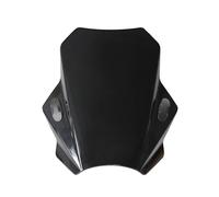 Parabrisas Pantalla para Moto para ZONTES G1-125 2021-2023 Universal para Motocicleta Cubiertas Parabrisas Pantalla Deflectora Motocicletas(B Black)