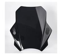 parabrisas Para Can-Am Para Ryker 600 Para Ryker 900 Para Rally Para Edición 900cc 600cc Motocicleta Parabrisas Ajustable Universal deflector viento (Color : Negro)