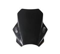 Parabrisas para Ducati para Scrambler 400 800 para Icon For Classic para XDiavel S para XDIAVEL Accesorios Motocicleta 22 25 28MM Manillar Parabrisas Universal Deflector Viento (Color : Negro)