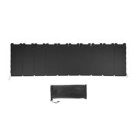 Parabrisas para estufa de camping, protector de para barbacoa, pantalla portátil para parrilla con 10 paneles y pestillo de acero inoxidable, diseño compacto para camping, senderismo, picnic