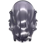 Parabrisas para Moto para YZF-R3, para YZF-R25, R3, R25, 2019, 2020, 2021, 2022, 2023 Parabrisas De Doble Burbuja para Carreras Deportivas Motocicleta Motocicleta Deflector de Viento(Smoke)