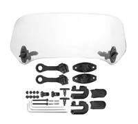 Parabrisas para Motocicleta, Extensión de alerón Parabrisas de Motocicleta Modificado Lunas y deflectores de Viento Universal Modificado Spoiler Deflector de Aire Ajustable