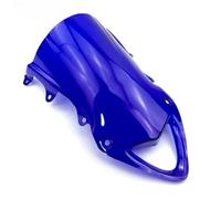 Parabrisas para Motocicleta para BMW para S1000RR S1000 RR S 1000 RR 2009 2010 2011 2012 2013 2014 Parabrisas De Motocicleta Ahumado Doble Burbuja Motocicleta Deflector Viento(Blue)