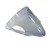 Parabrisas para Motocicleta para Kawasaki para ZX-6R para ZX6R ZX 6R 2024 Parabrisas De Motocicleta Parabrisas De Motocicleta De Doble Burbuja Motocicleta Deflector Viento(Grey)