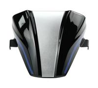 Parabrisas para Motocicleta para MT-09 SP 2024 2025 Motocicleta ABS Visera Deportiva para Parabrisas Deflector De Negro Mate(Black Silver)
