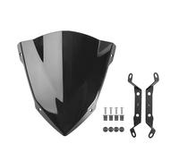 Parabrisas para Motocicleta para Yamaha MT-09 FZ-09 2013-2016, Carenado De Faro, Deflectores Viento, Cubierta Protectora Parabrisas Deflector(Fumar)