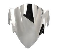 Parabrisas para Motos para Suzuki para Hayabusa para GSXR1300 2021-2022 Pantalla Protectora Deflector De Parabrisas De Doble Burbuja para Motocicleta(Plata)