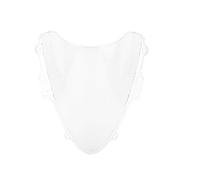 Parabrisas para Suzuki para GSX-R para GSXR 600 750 GSXR750 2004-2005 K4 Parabrisas Doble Burbuja Accesorios Deflectores Carenado Motocicleta Motocicleta Visera Parabrisas Deflector (Color : Claro)