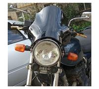 parabrisas Para Yamaha Para YBR 125 250 Para YBR125 Para YBR250 Soporte Montaje Lateral Faro Personalizado Parabrisas Pantalla parabrisas motocicleta (Color : Negro)