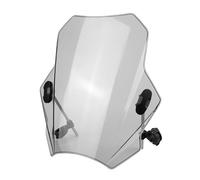 Parabrisas Parabrisas Ajustable Universal para Motocicleta Honda CBR600RR, CB1000R, GXSR 600, 750 Y MT07. Deflectores(Transparent)