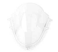 Parabrisas Parabrisas Doble Plástico ABS Motocicleta para para YZF-R15 V3 2017 2018 2019(Transparent)