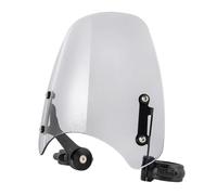 Parabrisas Parabrisas Motocicleta Deflector Viento Pantalla Protectora para Triumph para Bonneville para Bobber 2017-2024 Carenabris(Light Smoke)