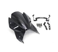 Parabrisas Parabrisas Motocicleta Pantalla Frontal para Suzuki GSX-S950 GSX-S1000 2021 Deflectores Viento Carenabris(Negro)