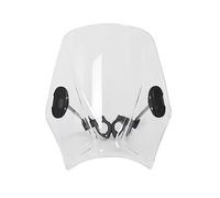 Parabrisas Parabrisas para Keeway para Superlight para 125 para 150 para 200 Viento Universal Abs Cubiertas Parabrisas Pantalla Deflector Viento Parabrisas de Motocicleta(Transparent)