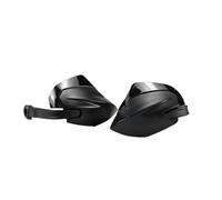Parabrisas Paramanos Para Multistrada Para V4 Para Grand Para Tour Para Pikes Para Peak Para RS Para Rally Para Adventure Para Desert X Guardamanos Moto(Black - Black)