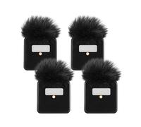 Parabrisas peludo premium para micrófonos Rode Wireless Go (Rode Wireless Go I, negro)