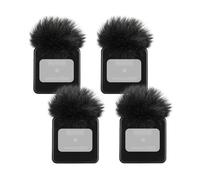 Parabrisas peludo premium para micrófonos Rode Wireless Go (Rode Wireless Go II, negro)
