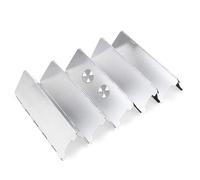 Parabrisas Quemador Camping - Cocina Plegable | Parabrisas De Aluminio Camping Burner | 10pcs Pantalla De | Escudo De Cocina 262.4g A Prueba De | Barbacoa Senderismo Bandeja