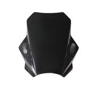 Parabrisas Scooter para ZONTES G1-125 G1125 2021 2022 2023 Cubiertas Deflector De Lente Humo Parabrisas Universal para Motocicleta Deflector De Viento(Black)