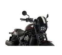 Motoplastic Parabrisas semicarnizado Puig Anarchy para Honda CL500 23-25 Negro
