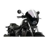 CUBIERTA SEMICARNEADA PUIG DARK NIGHT PARA HONDA CMX500 REBEL 20-24 HUMO CLARO-2