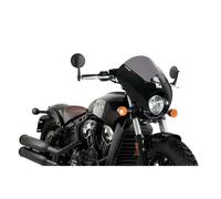 PARABRISAS SEMICARNIZADO PUIG DARK NIGHT PARA INDIAN SCOUT BOBBER 18-25 DARK SMO