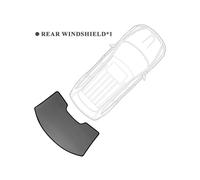 (Parabrisas trasero) Para Volkswagen VW Tiguan Allspace 2016-2023 Parasol magnético para coche, cortina