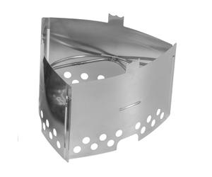 Parabrisas triangular Trangia con soporte para quemadores de gas, alcohol y gel