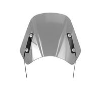 Parabrisas Universal De 5 A 7 Pulgadas Estilo Retro para Motocicletas Cafe Racer, para Royal Enfield, para Yam&AHA, para K&AWAS&AKI Y para SU&ZUKI(Smoke)