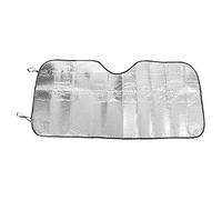 Parabrisas Universal Grande Plateado para Parabrisas de Coche, Parasol Reflectante Papel Aluminio, Visera térmica para la mayoría los Coches, SUV, Camiones, Viseras solares
