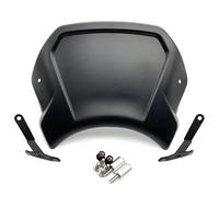 Parabrisas Vintage para Motocicleta, Visera para para CB125R, para CB300R 18-22, para CB650R 2019-2023, para CB1000R 18-20 Deflector De Parabrisas(Negro,X-300)