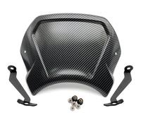 Parabrisas Vintage para Motocicleta, Visera para para CB125R, para CB300R 18-22, para CB650R 2019-2023, para CB1000R 18-20 Deflector De Parabrisas(Carbón,X-1000)