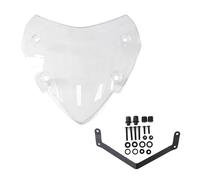 Parabrisas Visera Deportiva Motocicleta Visera Deflectora Parabrisas para Tricity 300 para Tricity300 2020-2025 Carenabris(Transparent)