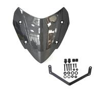 Parabrisas Visera Deportiva Motocicleta Visera Deflectora Parabrisas para Tricity 300 para Tricity300 2020-2025 Carenabris(Carbon Fiber Pattern)