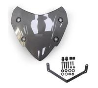 Parabrisas Visera Deportiva Parabrisas Motocicleta Carenado Pantalla Frontal Motocicleta para Tricity300 para Tricity 300 2020-2025 Carenabris(Grey)
