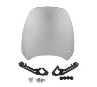 Parabrisas Y Deflector De Viento para Motocicleta para Ducati Scrambler 400 800 (2015-2021) Parabrisas para Motocicleta(Plata)