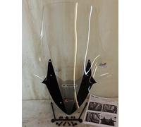 Parabrisas Yamaa X-Max 125 - 300 - 400 ABS (17 - 18) - (con ataques verniciati) - Art.23461 - Biombo Marca faco - Medidas l.580 x h.720 Grosor 4 mm