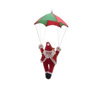 ParacaíDas Papá Noel Decoraciones NavideñAs ParacaíDas Al Aire Libre MuñEco de Papá Noel Colgante Adornos de DecoracióN de AñO Nuevo