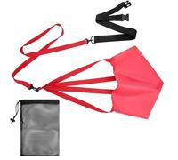 Paracaídas para la natación - Cinturones de arrastre Entrenamiento | Equipo de entrenamiento con bolsillo de red para adultos y conjunto de ejercicios de tracción de pis